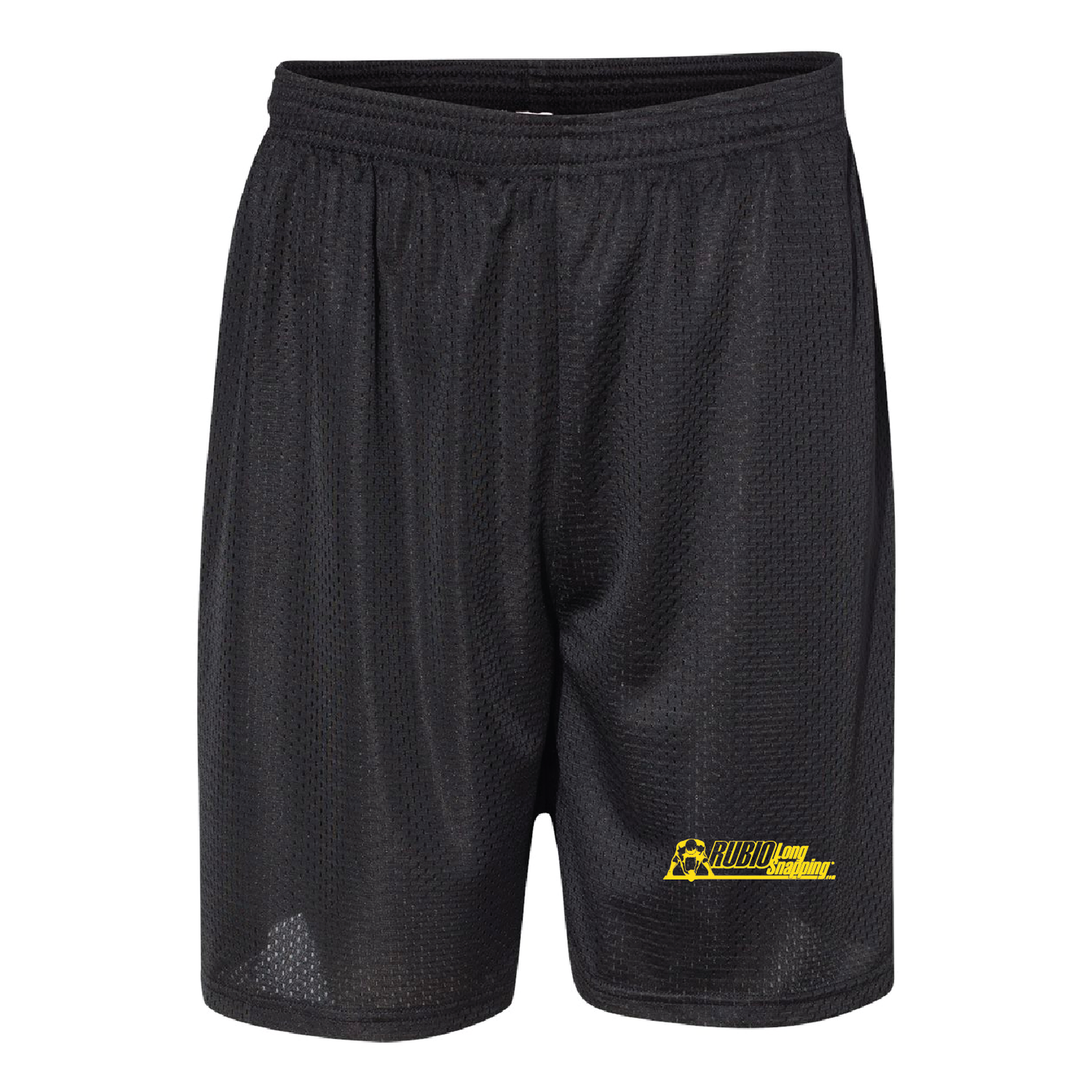 Black Mesh Shorts