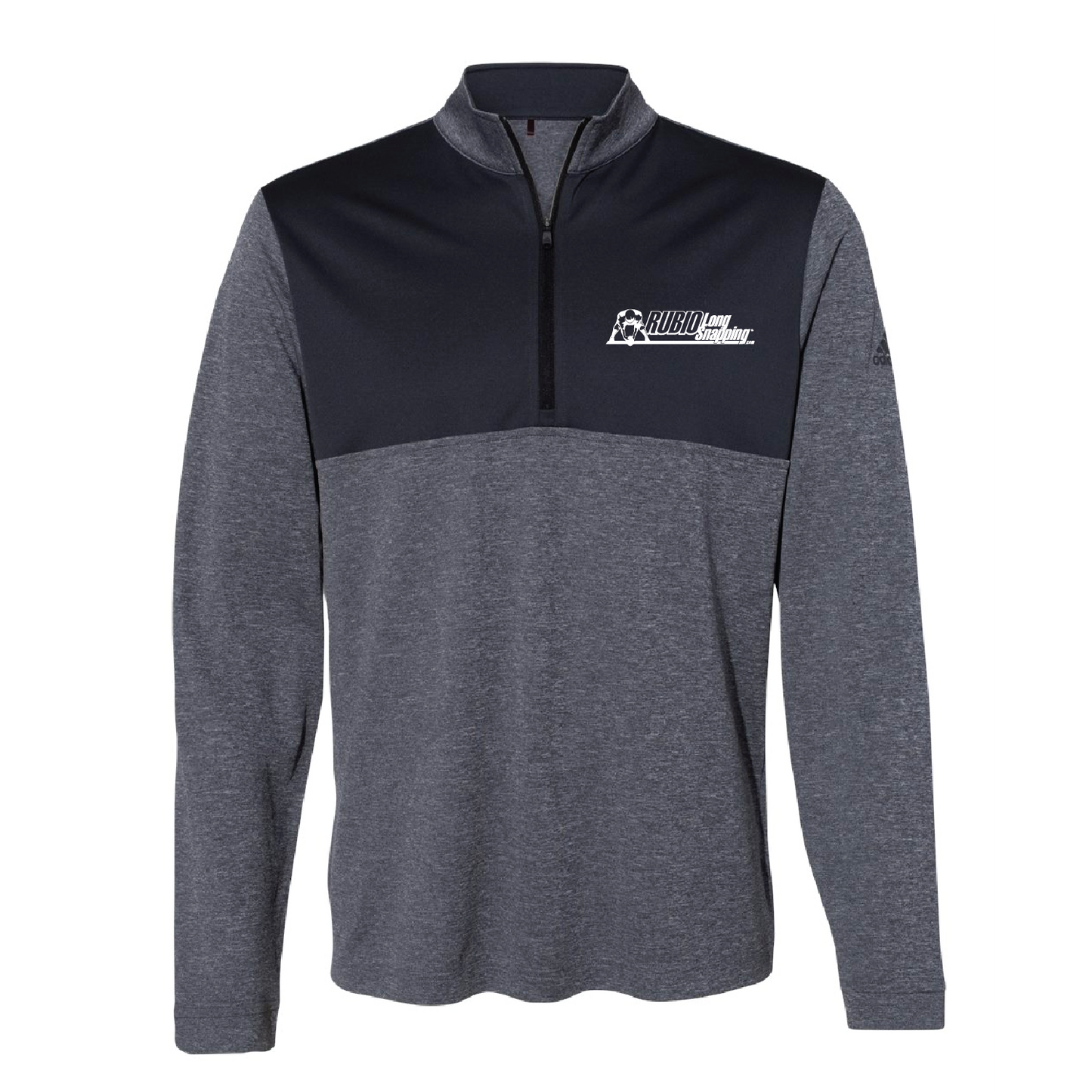1/4 Zip Black/Grey Jacket