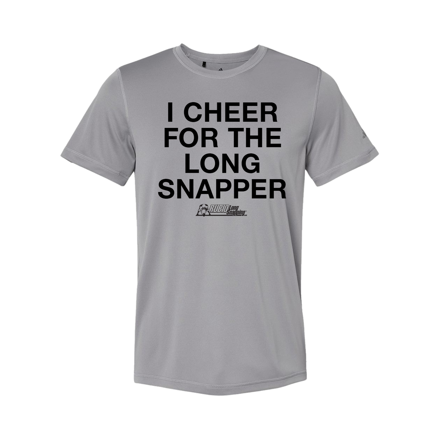 Cheer For The Long Snapper Grey Tee